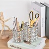 Feyarl Makeup Brush Case, Brush Stand, Crystal Brush Holder, Cosmetic