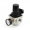 SNS Air Compressor Pressure Regulator With Bracket and Gauge Female