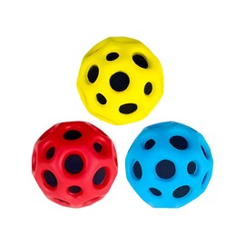 MAIXONICThe The Original Moon Ball - Hyper Bouncy Ball - Pelota Antiestres de Espuma de Alta Rebote para Descompresión, Entrenamiento Atlético y Juguete Deportivo PU (3 Piezas)