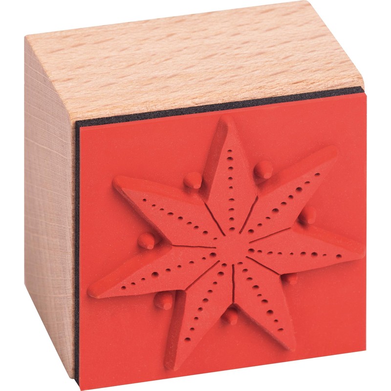 Heyda Stamp Set Christmas Motifs Various Sizes 10-11 Pieces Stars