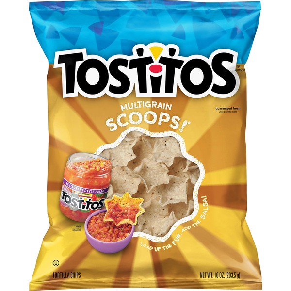 Tostitos Scoops! Multigrain Tortilla Chips, 10 Ounce