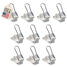 Reusable Plant Clips Made in USA – Orchid Clips, Plant Support Clips & Cord Clips – Heavy-Duty, Weather-Resistant & Durable – Secure Stems, Vines, Wires, Cables, Tomato Plants– Indoor & Outdoor