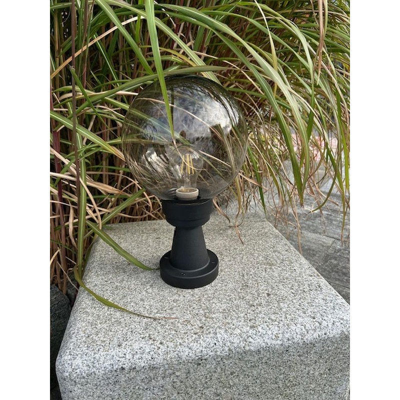 Ball Light Outdoor Light Tower Transparent Smoke Diameter 15 cm