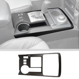 Voodonala for 4Runner Gear Shift Shifter Transmission Gearstick Selector Lever Panel Trim for 2010-2023 Toyota 4runner Interior Accessories, 1pc Matt Black