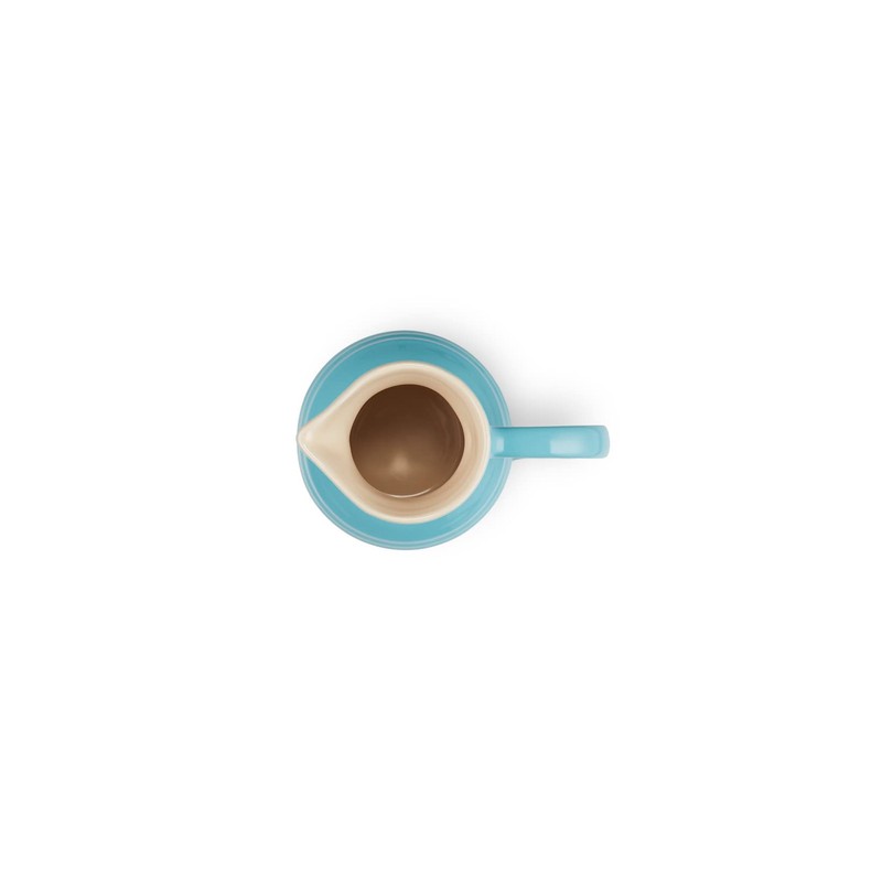 Le Creuset Stoneware Breakfast Jug, 600 ml, 550 g, Teal,