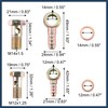 INFINAUTO 2 Set 12mm 14mm Banjo Hose Barb Bolt Fittings