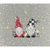 texpot Cushion Cover 40 x 40 cm Light Grey Embroidery