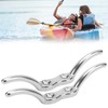 2pcs/set 6in Cleat Stainless Steel Flagpole Cleat Hook Flag Halyard