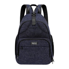 MOSISO Camera Bag Sling Backpack, DSLR/SLR/Mirrorless Photography Waterproof Camera Case Crossbody Shoulder Bag with Tripod Holder&Rain Cover&Shoulder Straps Compatible with Canon/Nikon/Sony,Navy Blue