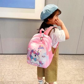 CHERUBIC Toddler backpack, Kids Children Schoolbag Unicorn Cute Cartoon Travel Waterproof Lightweight Daypack