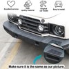 Car Alloy Black Front Bumper Protection Pedal Corner Cover Compatible