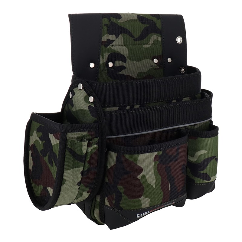 Sankyo Corporation DBLTACT Nail Bag, Green Camouflage, DT-19-GC