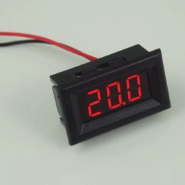 CH Digital Voltmeter 2.5 - 30v DC works with wide voltages 3v 6v 9v 10v 12v 24v