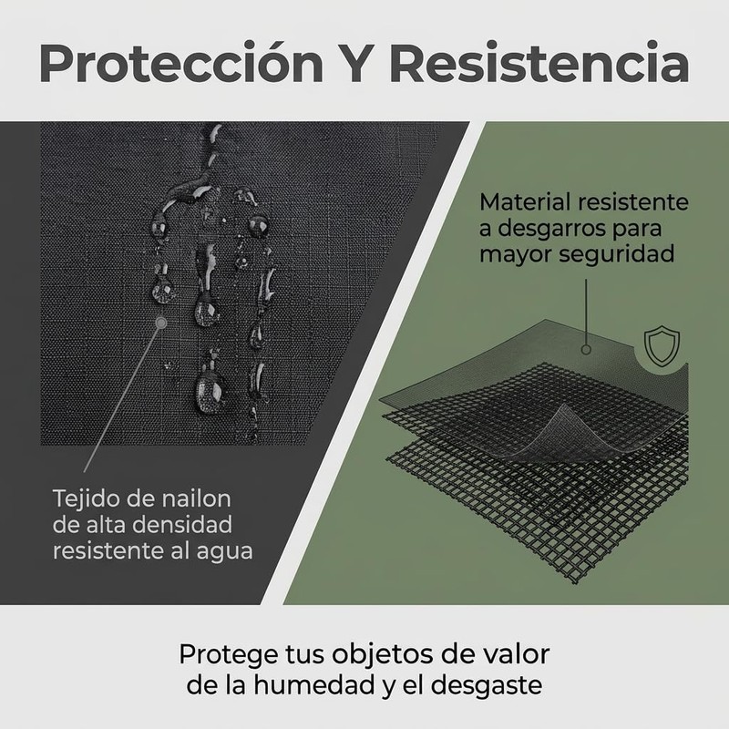 2pzs Cinturón de Viaje Antirrobo y Cangurera Deportiva para Hombre