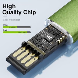 10PCS USB Flash Drive USB 2.0 Memory Stick Memory Drive Pen Drive (128MB, Green)