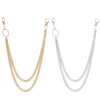 Frutain 2 Pcs Pants Wallet Chains for Men Women Heavy