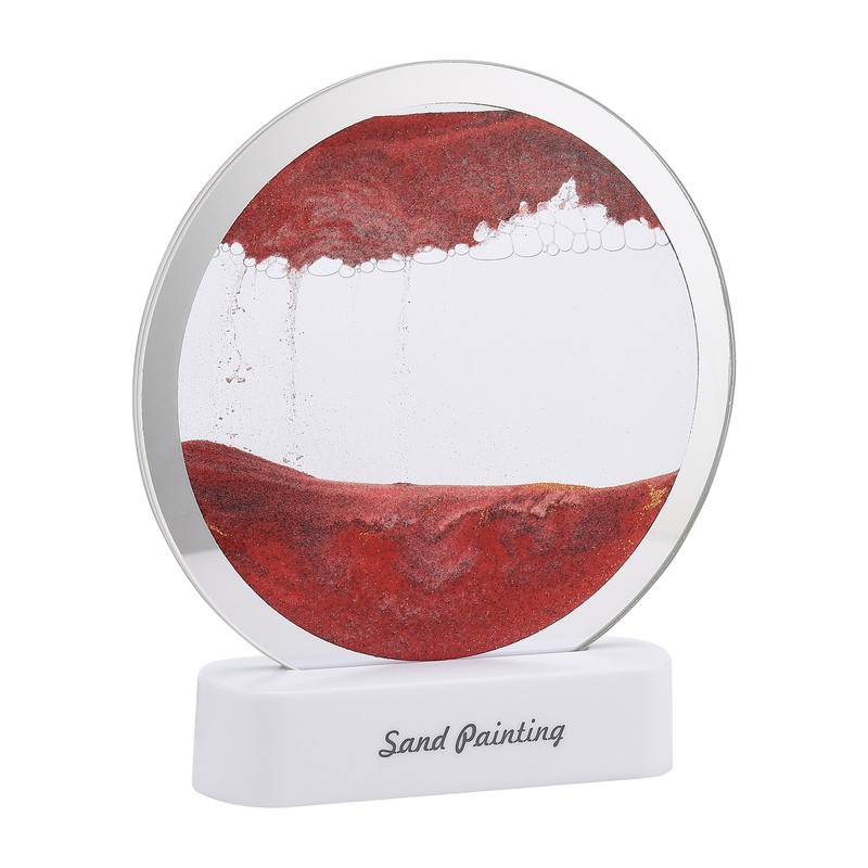 Sandscape Lamp Decorative Modern Night Lamp Gift 5 V Red