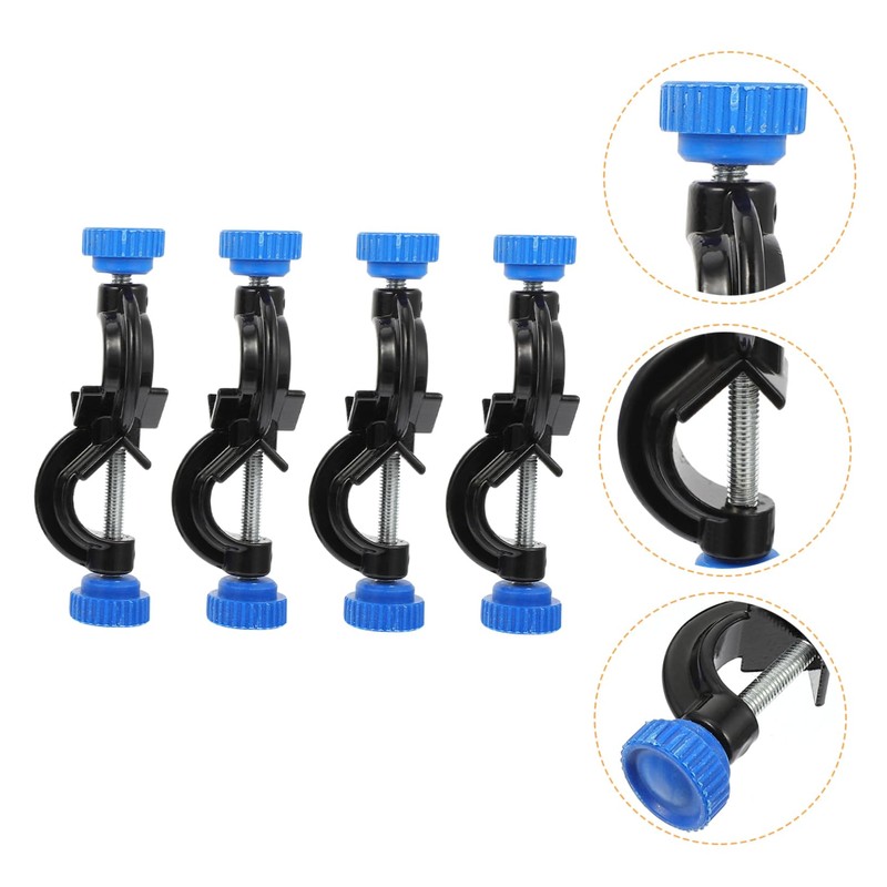 Alipis 4Pcs Adjustable Clamp Holder Cross Clamp Boss Head for