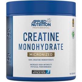 Applied Nutrition Applied Nutrition Creatine Monohydrate Powder - Vegan - 4250 mg 100% Pure Micronized Creatine Monohydrate Powder for Performance and Muscle Strength (250 g (Pack of 1), Unflavored)