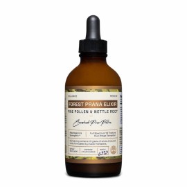 RAW Forest Foods Forest Prana Pine Pollen and Nettle Root Elixir Tincture – 4 Fl Ounce Bottle