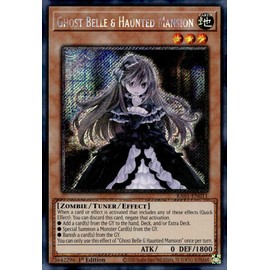 Ghost Belle & Haunted Mansion (Platinum Secret Rare) - RA01-EN011 - Platinum Secret Rare - 1st Edition