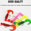 3.5g Soft Plastic Fishing Lures Set, 20 Pieces, Multiple Colours,