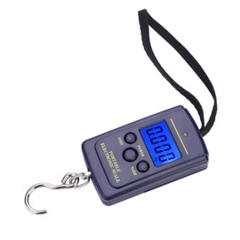 Digital Fishing Scale 40kg Portable Plastic Electronic Digital Fishing Hanging Hook Scale with LCD Display