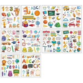 Kids Temporary Tattoos - Funny Safe Washable Fake Tattoos for Boys and Girls School Party Gifts