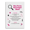 Hen Party Scavenger Hunt Game - Set of 24 Game