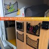 4pcs Campervan Storage Nets Large Size Car Elastic String Mesh