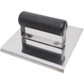 MARSHALLTOWN QLT Stainless Steel Hand Edgers, Plastic Handle, 152mm Width, 152mm Length, 10mm Radius, 13mm Lip, Made In The USA, CE513SP