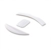 2 Sets White Rounded Curved Edges Mouse Feet Pads Skates
