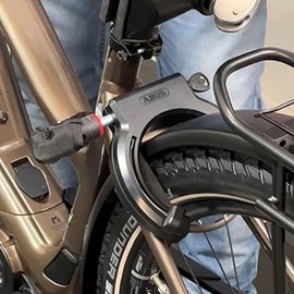 ABUS 2023 Framelock Granit Xplus 6950M AM NR BK, Key Removable When Unlocked, Fits Most Bikes, (1-Pack)