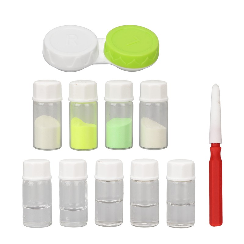 4 Colors Watch Fluorescent Powder Set Mixing Liquid Professional Watch