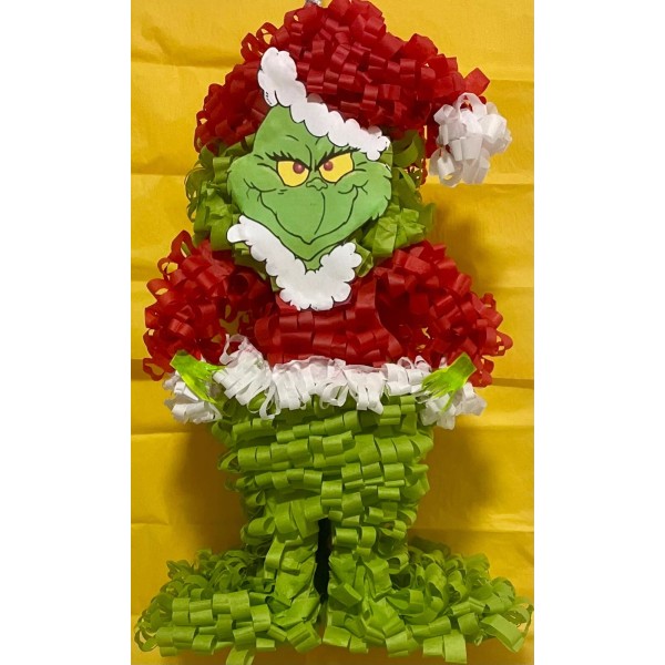 Pinatas by Mail Grinch Pinata 20” x 12” x 6”