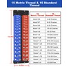 Detachable Magnetic Nut and Bolt Thread Checker, 30 Bolt and