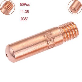 MIG Contact Tips Fit for Tweco Mini/No.1 Lincoln Magnum 100L MIG Welding Gun 25PK (50Pcs 11-35 .035")