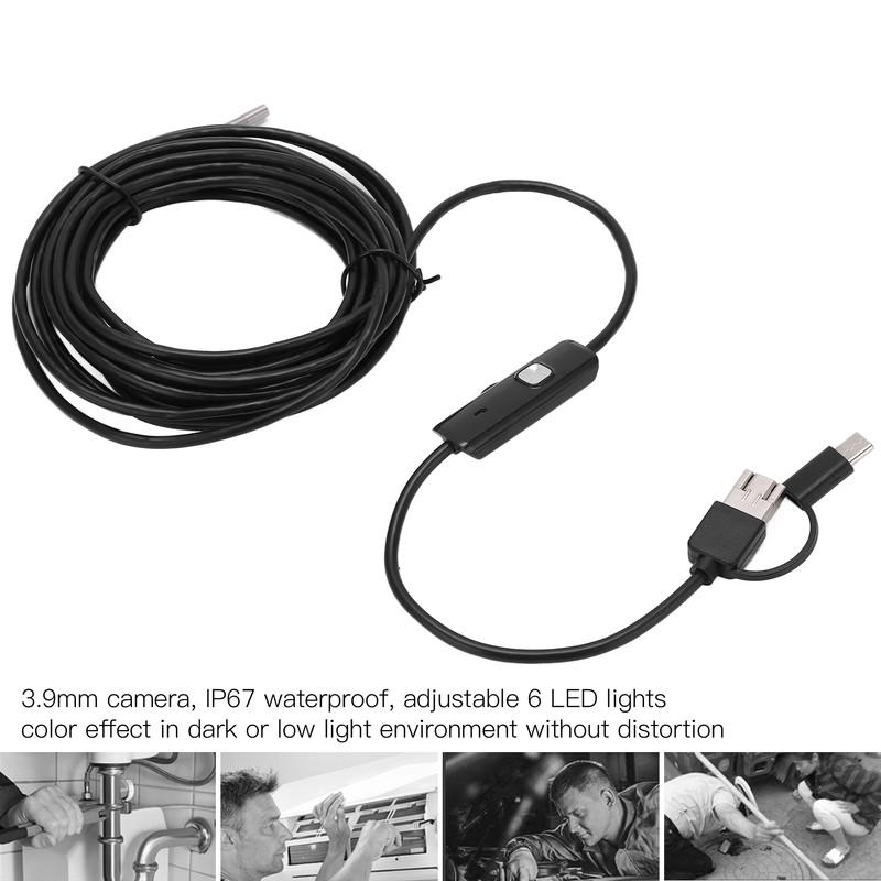 AN100‑3.9 3.9mm Endoscope High Definition Inspection Camera Pipeline Mobile Phone