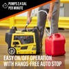Deway Automatic Fuel Transfer Pump with Nozzle for Quick Flow