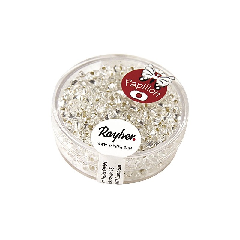 RAYHER Papillon Beads 18-g Box 2 x 4 14142801 mm