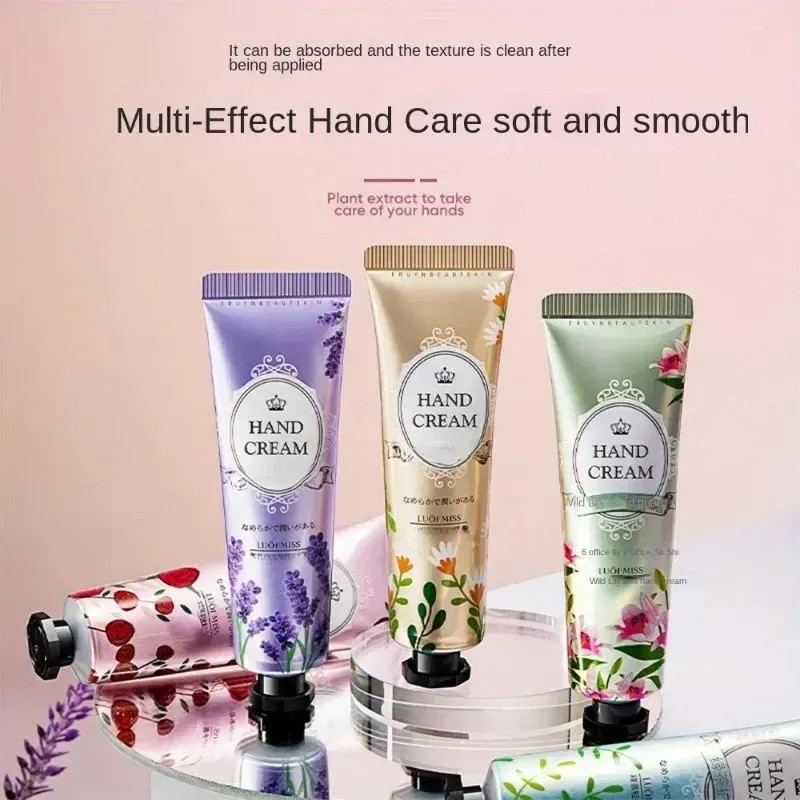 \set 5 Cremas De Manos Hidratantes Florales Y Plants Suaves