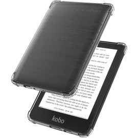 Aircawin for 6'' Kobo Clara HD Case Clear,Slim Clear Case for Kobo Clara HD 2018,Shockproof Lightwheight Soft TPU Transparent Back Cover Shell for Kobo E-Reader-Clear