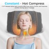 HMEEN 3 in 1 Neck Massager Pillow with Heat,Vibration &