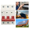 3P Direct Current Circuit Breaker Practical Small Circuit Breaker for