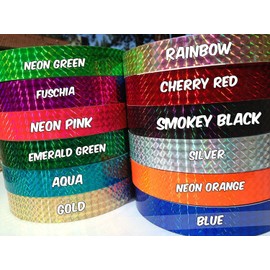 30 ft. roll of 1" Silver Metallic Holographic Hoop Craft Tape