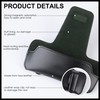 URIZZD Sunglass Holder for Car Visor, Car Sunglasses Holder Leather,