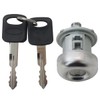 WELURE 1x Door Tailgate Key Lock Cylinder with 2X Oval