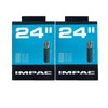 Impac 2 Pack Cycle Tubes 24" Schrader Valve (Car Type