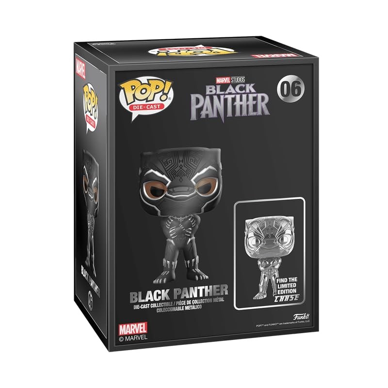Funko Pop Die Cast Black Panther Exclusive 06