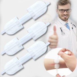Wound Closure Strips - Emergency Laceration Closure Kit to Repair 3 Individual/Combine Wounds Without Stitches, Butterfly Bandages for Wound Closure to Close, Cover Wounds - Quick Clot